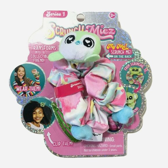 Scrunchmiez Collectible Scrunchie & Hair Clip Doodle The Penguin - Picture 1 of 2